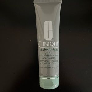 Clinique 2 in 1 charcoal mask & scrub 3.4 oz